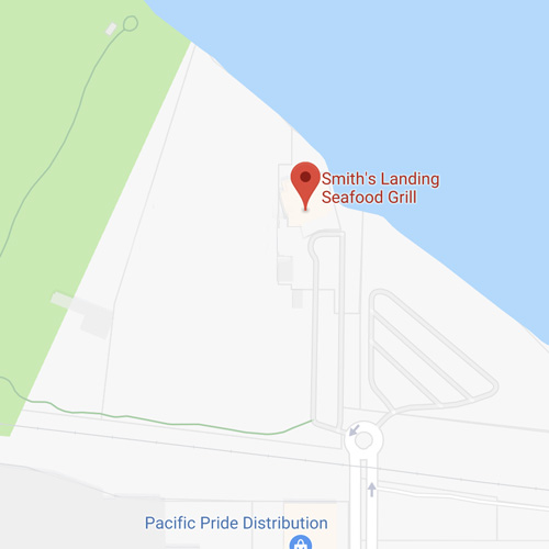 Map to Smith's Landing Seafood Grill